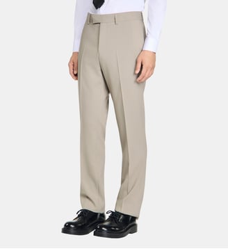 Pantalon de costume en laine - Sandro - Aluminium