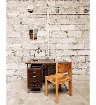 Bureau Bauhaus Yvan N°132- Produit chiné - Debongout - Bois