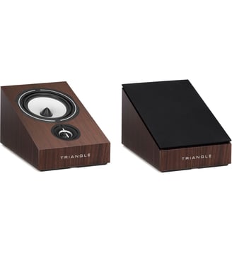 Enceinte surround BRA1 Noyer - Triangle - Noir