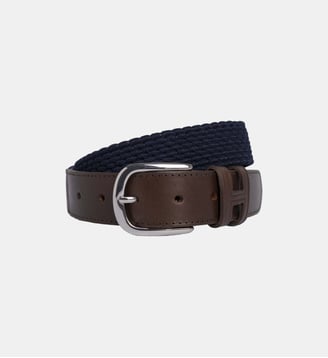 Ceinture tressée Parachute  - Hackett London - Bleu