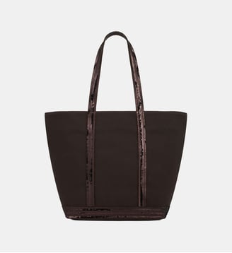 Cabas M Zippé En Toile - Vanessa Bruno - Café