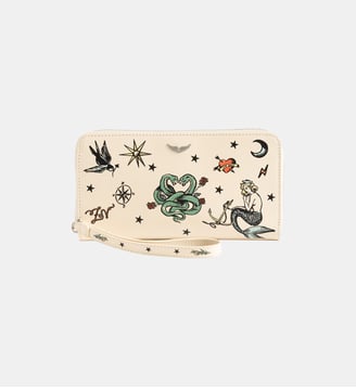 Portefeuille Compagnon Tattoo - Zadig&Voltaire - Blanc flash