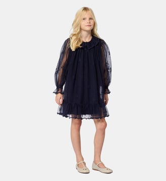 Robe de cérémonie - Chloe Kids - Bleu amirakl