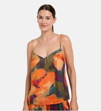 Top Paradise en viscose imprimé Maison Lejaby