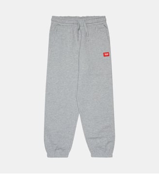 Pantalon de jogging avec écusson "D" rouge - Diesel Kids - Gris