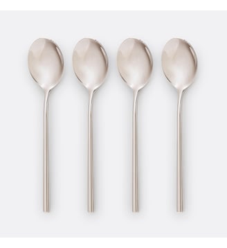 Lot de 4 cuillères à soupe inox - La Redoute Interieurs - Inox