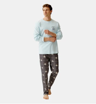 Pyjama en jersey de coton épais - Ma meilleure vie - Arthur - Ebony