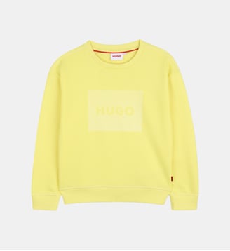 Sweat en molleton - Hugo Kids - Mimosa