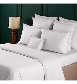 Housse de couette en batiste de coton - Yves Delorme - Blanc