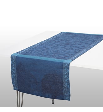 Chemin de table Symphonie Baroque Fumee Symphonie baroque - Le Jacquard Francais - Crépuscule