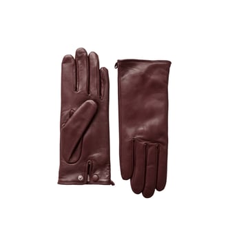 Gants Agatha Femme Cuir Agneau Doublés Alpaga Agnelle