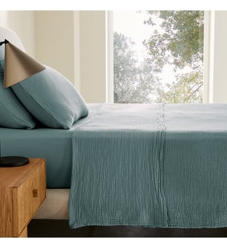Drap plat en gaze de coton biologique AM.PM