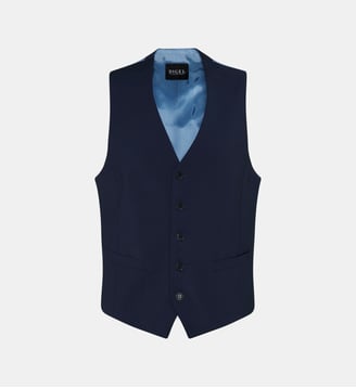 Gilet de costume en laine regular Dan - Digel - Marine