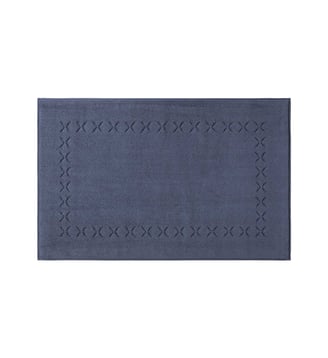 Tapis de bain  en coton - Yves Delorme - Outremer