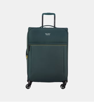 Valise extensible Brochant 4R 67 cm - Delsey Paris - Vert moyen