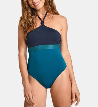 Maillot 1 piece Kimya - Livia - Bleu caraïbes