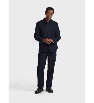 veste de tailleur cintrée - Agnès b. - Bleu nuit