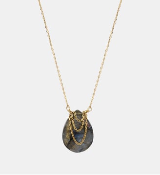 Collier solange labradorite - Caroline Najman - Gris