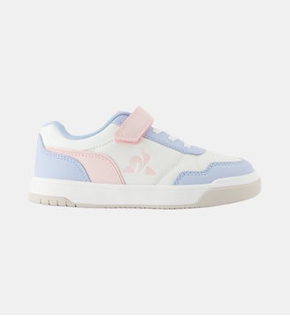 Baskets basses Court Breaker  - Le Coq Sportif - Bleu et rose