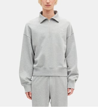 Sweatshirt col camionneur - The Kooples - Gris