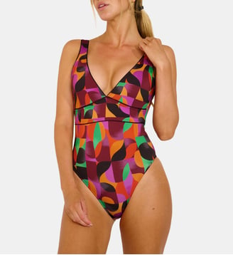 Maillot 1 piece Maurine - Livia - Orange