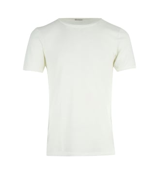 Tee shirt col rond manches courtes homme Ligne Chaude - Eminence - Blanc