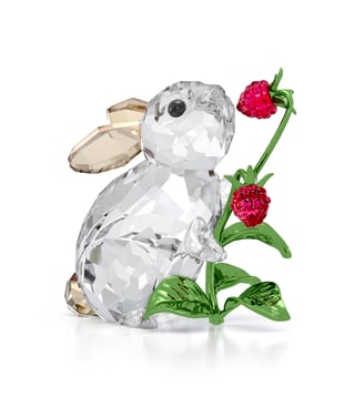 Idyllia Lapin et Framboises - Swarovski - Red
