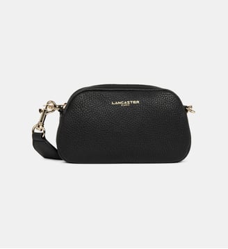 Petit sac trotteur Studio Mimi en cuir - Lancaster - Noir