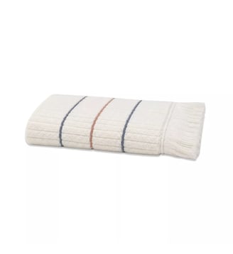 Serviette eponge pur coton - Garnier Thiebaut - Tangerine