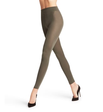 Legging Softmerino Laine Vierge - Falke - Militaire vert