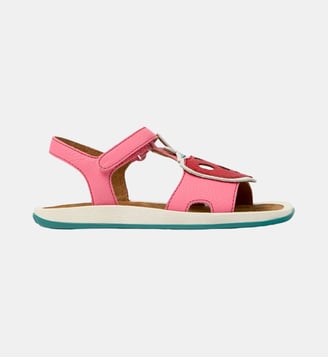 Sandales Bicho Kids Twins - Camper - Rose et rouge