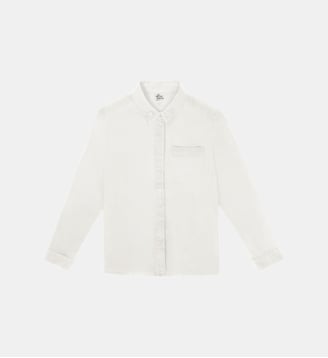 CHEMISE imprimé ethnique CARLIO - La Petite Etoile - Écru