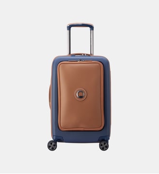 Valise cabine extensible 4R 55 cm - Delsey Paris - Bleu foncé