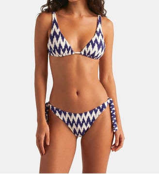 Bas de bikini classique à nœud Migjorn - Robin Collection - Multicolore