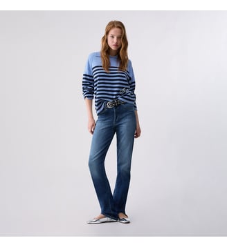 Jeans droit Amazing Fit - Liu Jo - Denim bleu foncé