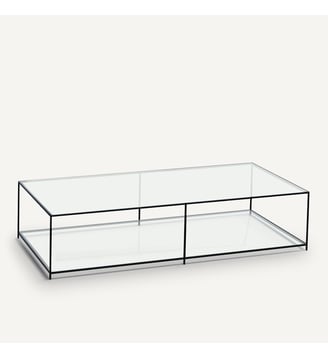 Table basse rectangulaire verre trempé AM.PM