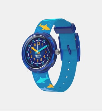 Montre Island greetings Bleu FPNP187 - Flik Flak - Bleu