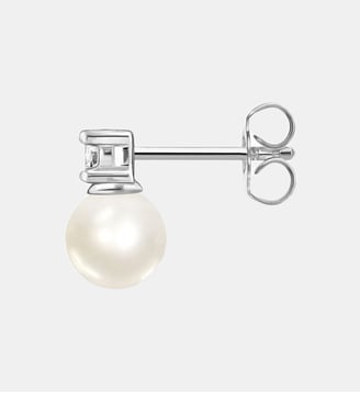 Clou d'eille unique perle avec pierre - Thomas Sabo - Argent