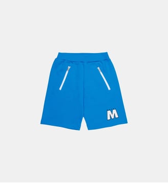 Short en molleton avec logo - Marni - Bluette légère