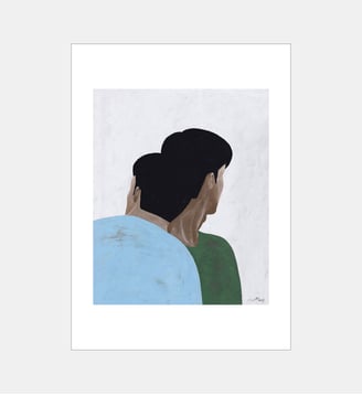 Poster   Salang - The poster cLUB X Jaron Su - Poster & Frame - Bleu turquoise