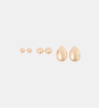 Set de 3 paires de boucles d'oreilles dorées - Balaboosté - Doré