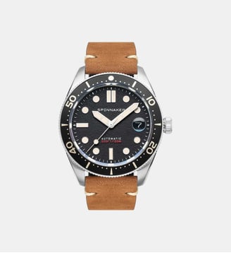 Montre automatique Croft Noir SP-5100-01 - Spinnaker - Argenté
