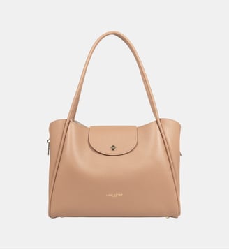 Sac cabas Ida en cuir - Lancaster - Marron clair