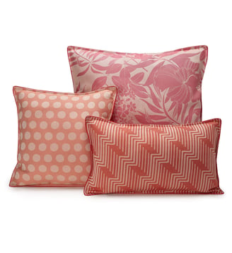 Housse de coussin Nature urbaine - Le Jacquard Francais - Quartz