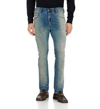 Regular Regular Waist 2032 D-Krooley-BW Joggjeans® - Diesel - Bleu moyen
