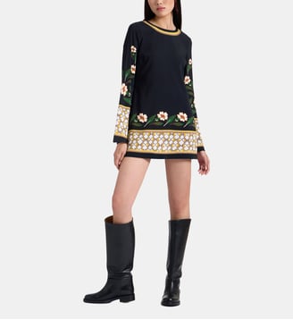 Robe Mini Supremes Swing Dazed Placée Black - La DoubleJ - Noir