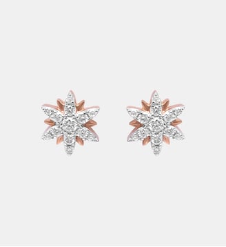 Boucles d'Oreilles Flocon Magic Touch - Djula - Or rose
