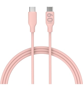 Câble USB C vers USB-C 1m rose métallisé - Essentiel B - Orange