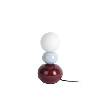 Lampe de Table Firenze Pellet - Bordeaux - 10x10x26cm Leitmotiv