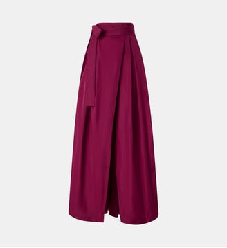 Jupe longue et large avec ceinture Pinko